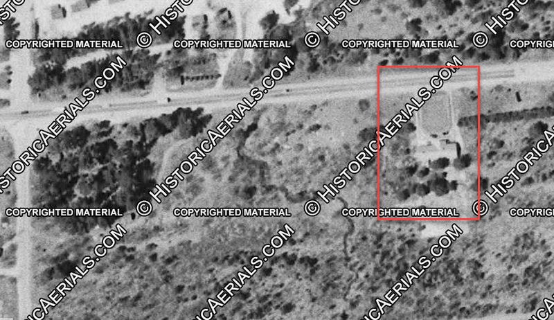 Shangri-La Motel - 1954 Aerial (newer photo)